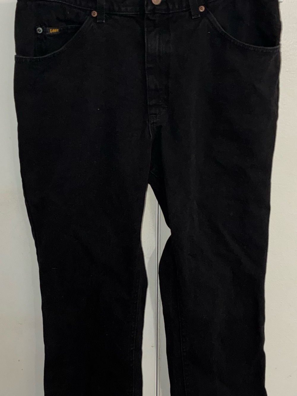 Vintage Lee Black Slim Straight Men's Jeans